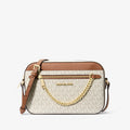 Bandolera Jet Set Vanille con cremallera exterior