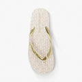 Chancla Signature Logo Flip Flop Vanilla