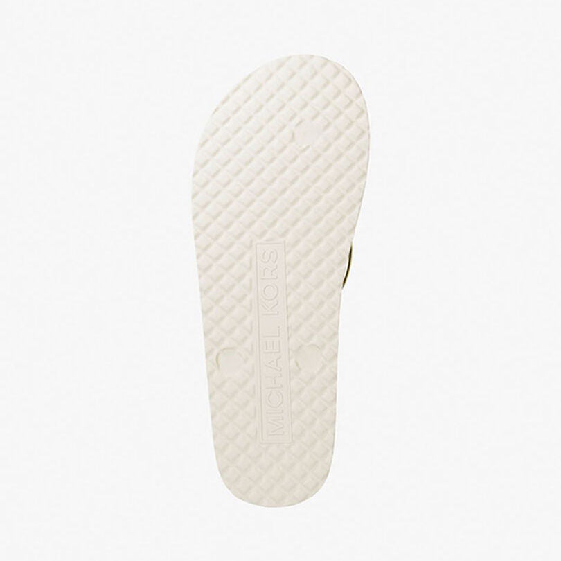 Chancla Signature Logo Flip Flop Vanilla