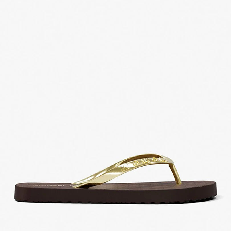 Chancla Signature Logo Flip Flop Brown