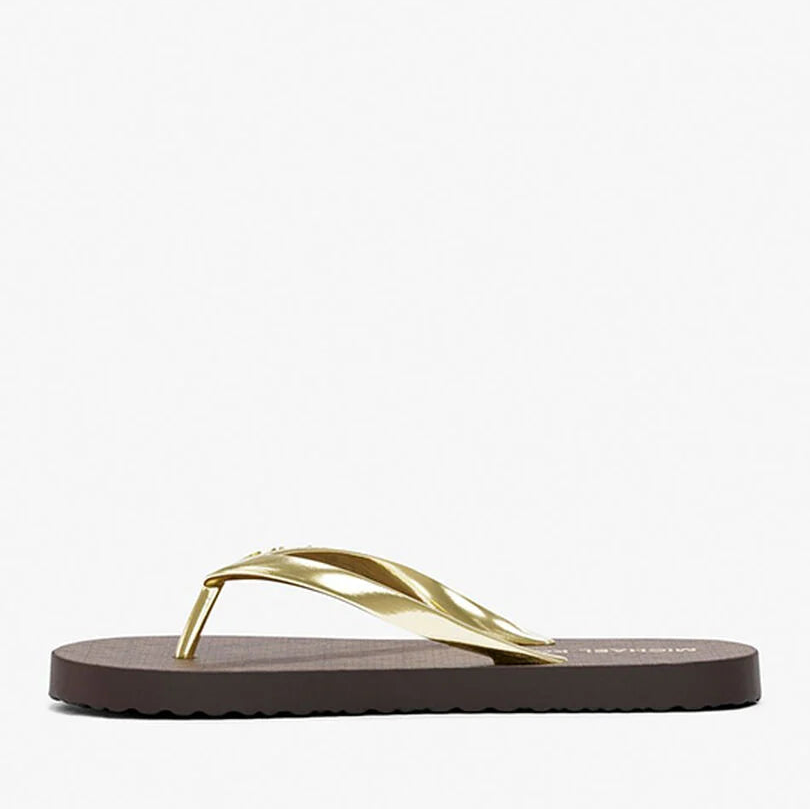 Chancla Signature Logo Flip Flop Brown