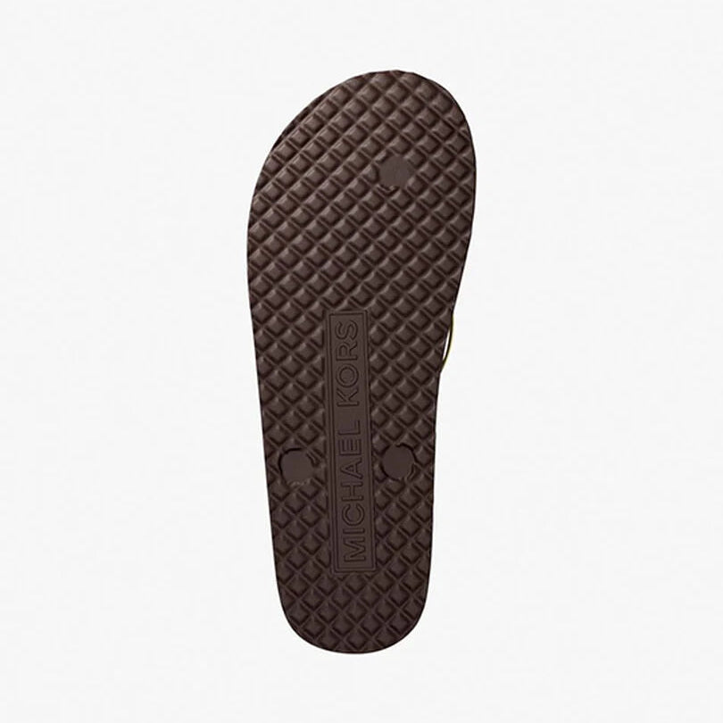 Chancla Signature Logo Flip Flop Brown