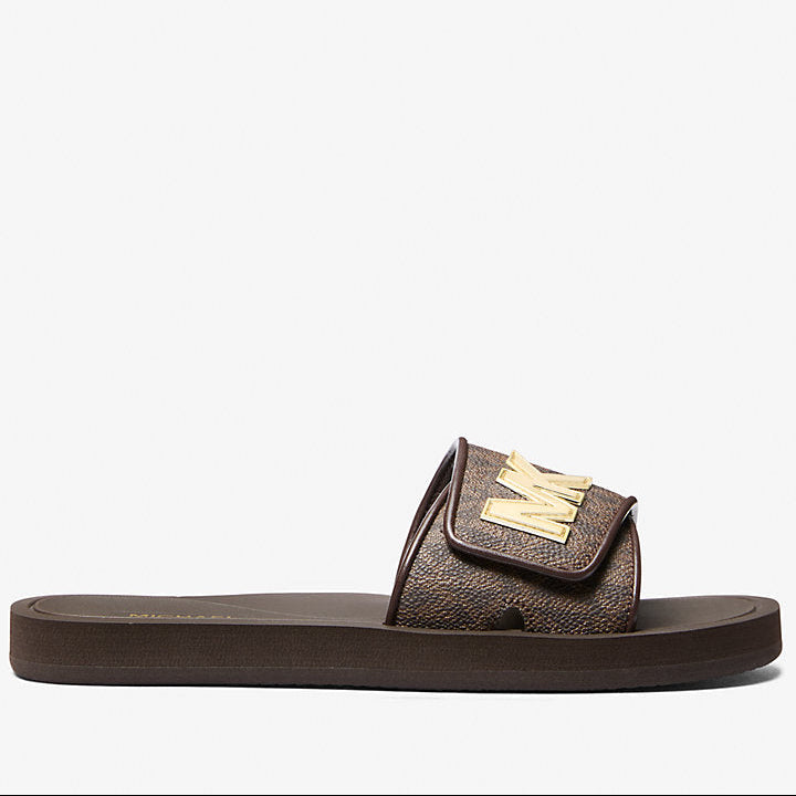 Chancla Palmer Slide Brown