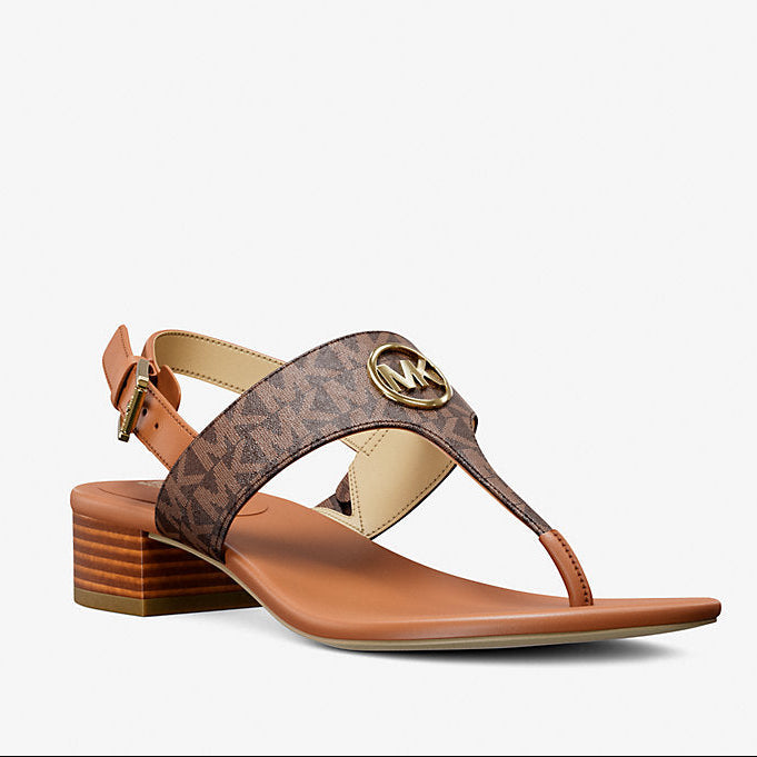 Sandalia Hannah Thong Brown