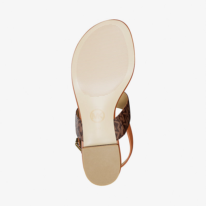 Sandalia Hannah Thong Brown