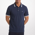 Polo Greenwich de algodón azul midnight