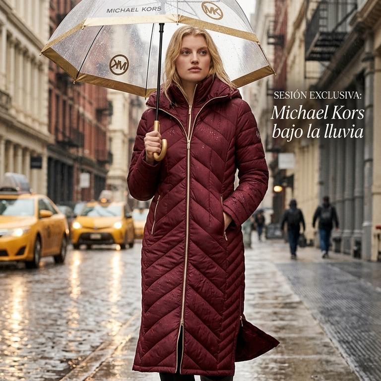 Abrigo Plegable 2 En 1 Michael Kors