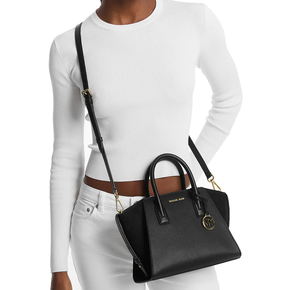 Bolso de mano Avril Small Logo Black